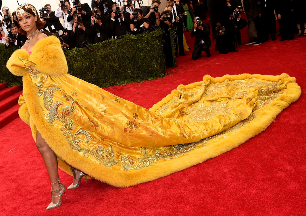 Rihanna at the Met Gala 2015